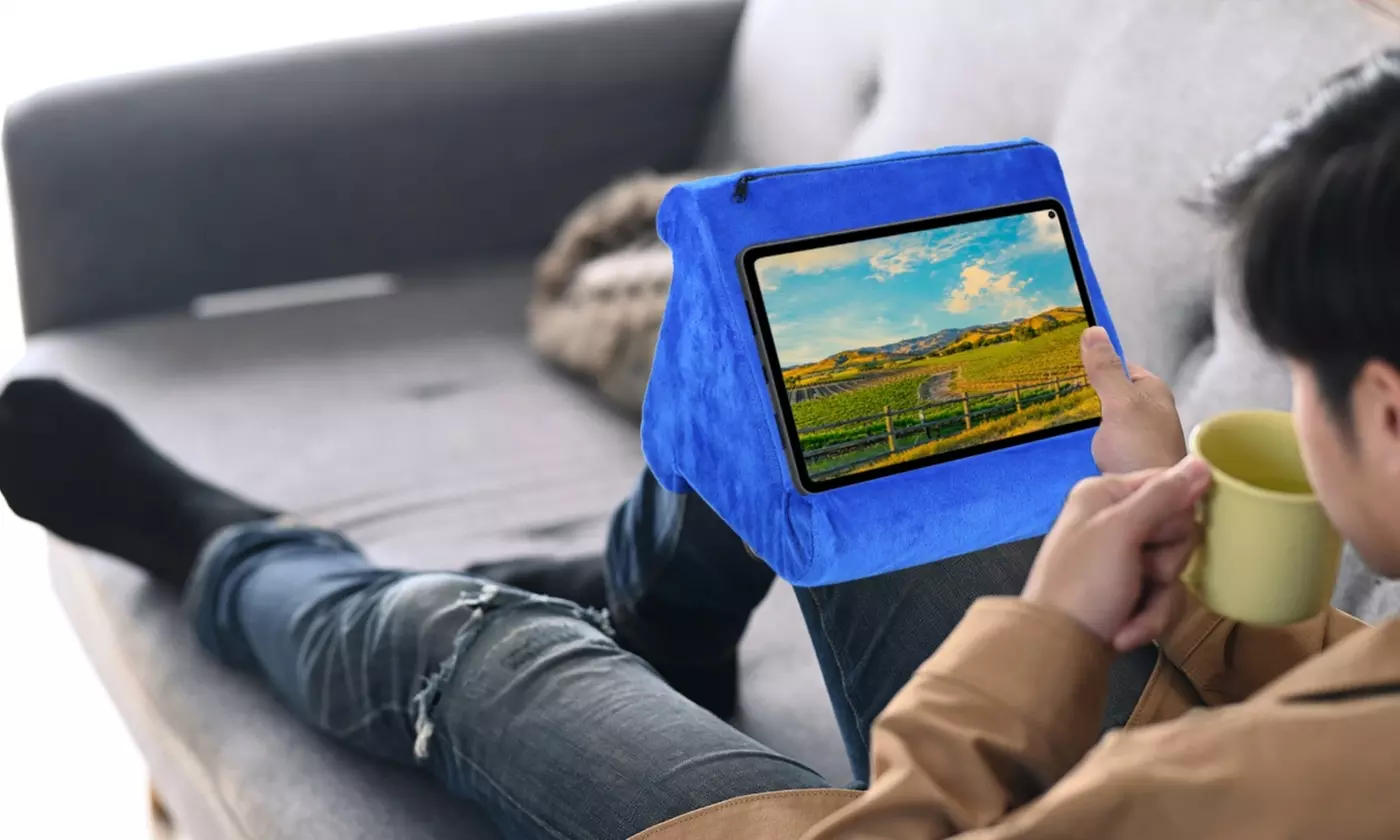 iMounTEK Ultra-Soft Adjustable Tablet Pillow Stand with 3 Viewing Angles