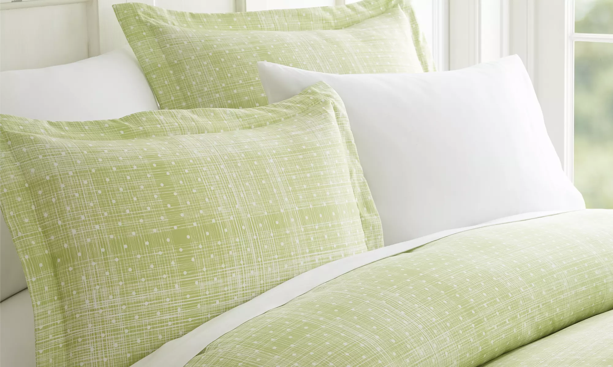 Merit Linens Premium 3 Piece Pattern Duvet Cover Set 