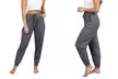 Doublju Women's Elastic Waist Drawstring Casual Jogger Pants - Second Medium