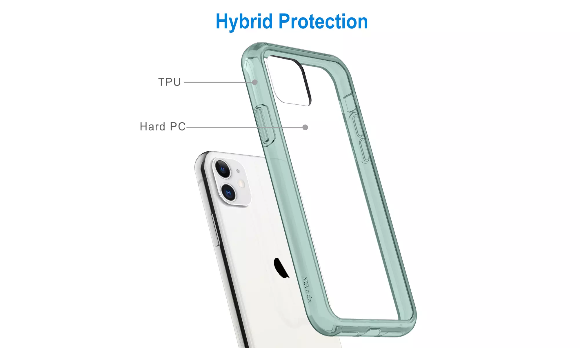 JETech Case for iPhone 11 6.1-Inch Shock-Absorption Bumper Cover