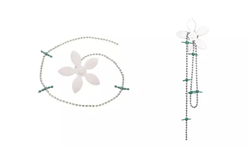 Flower Shower Drain Hair Catcher And Remover Declogger Tool (10-Pack) - Second Medium