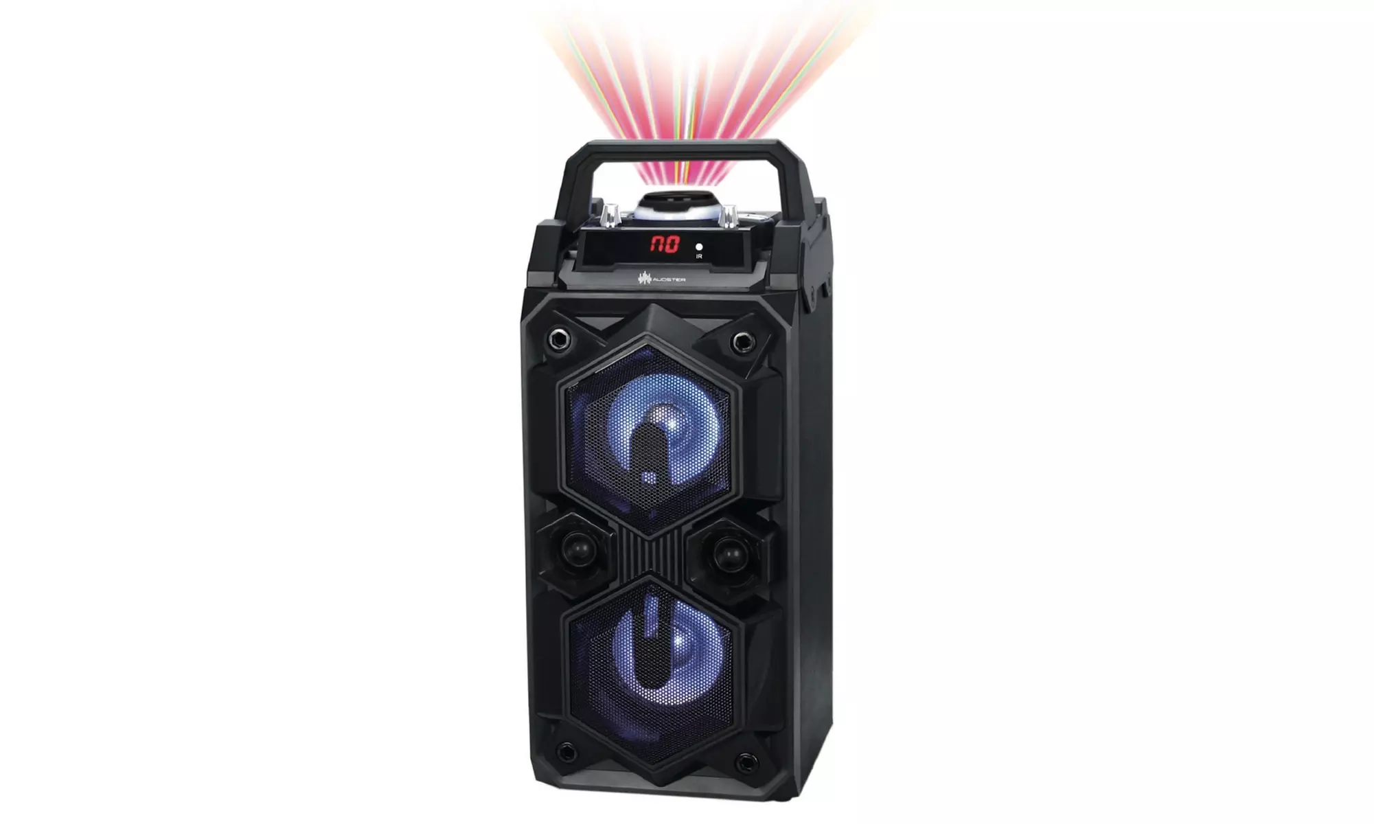 Audster AUD-C202 Portable Wireless Rechargeable Bluetooth Speaker W/ LED Lights - Primary Image