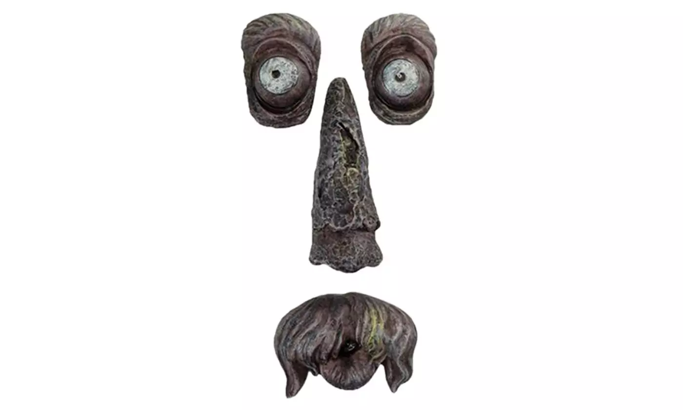 LakeForest Tree Faces Decor Funny Old Man Tree Hugger Bark Ghost Face Decoration