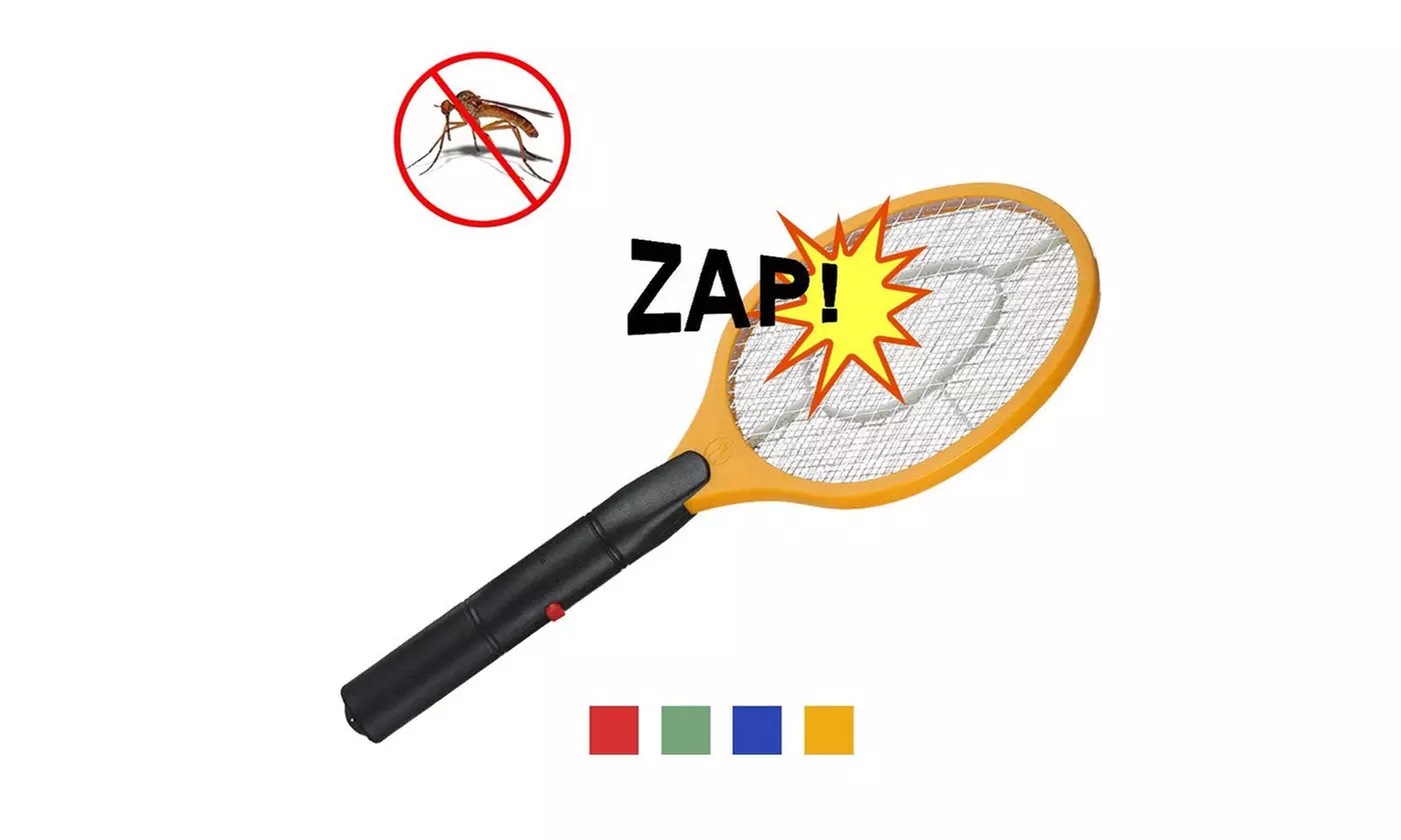 Electric Handheld Bug Zapper Insect Fly Swatter Racket