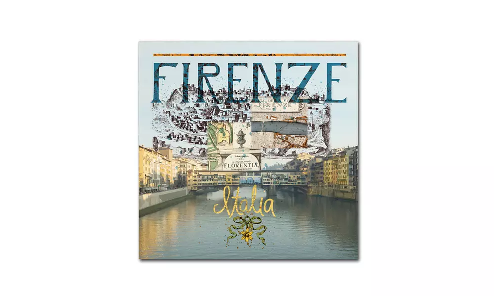 Lisa Powell Braun 'Ponte Vecchio' Canvas Art - Primary Image