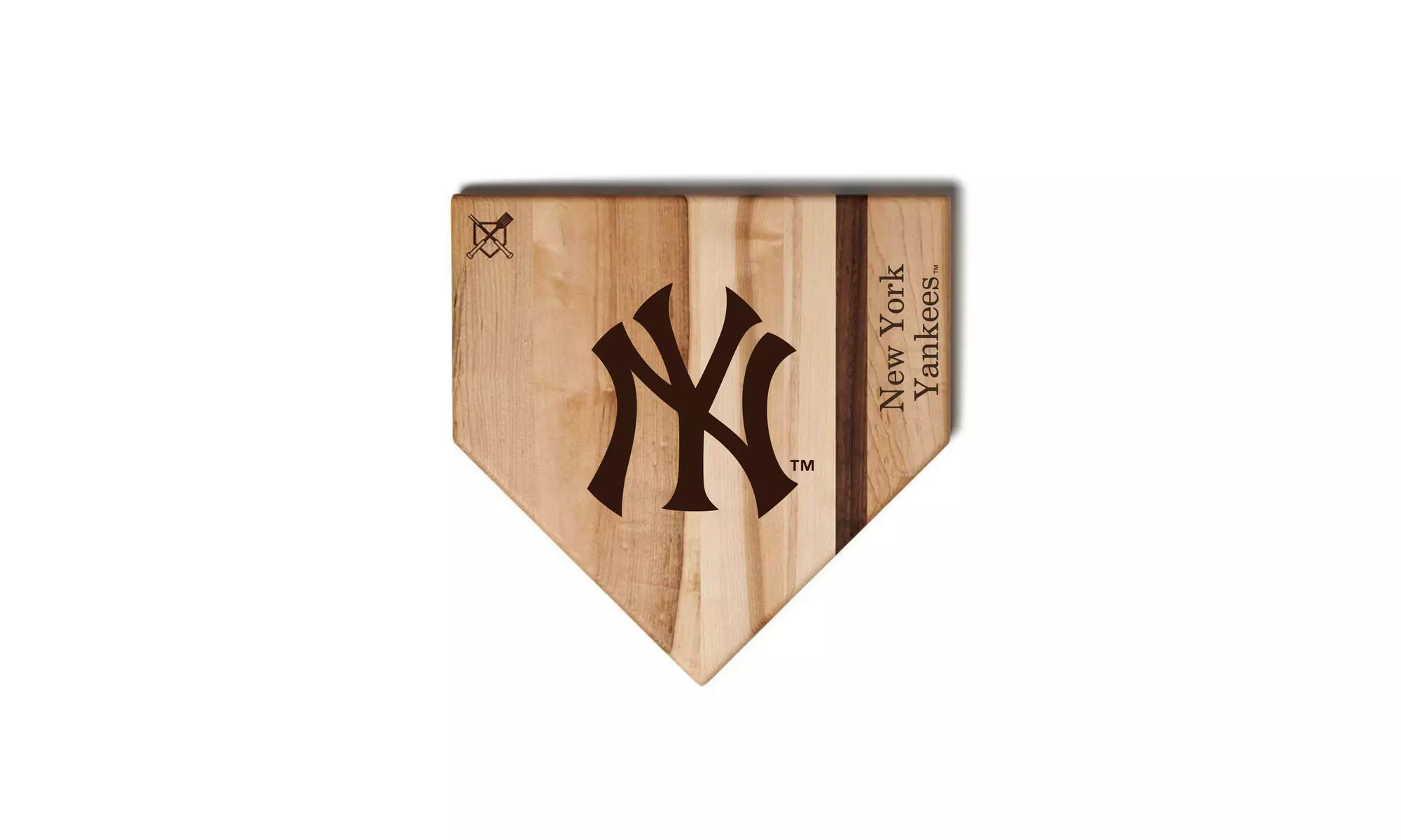 MLB 12-Inch or 17-inch Wooden Home Plate Cutting Board