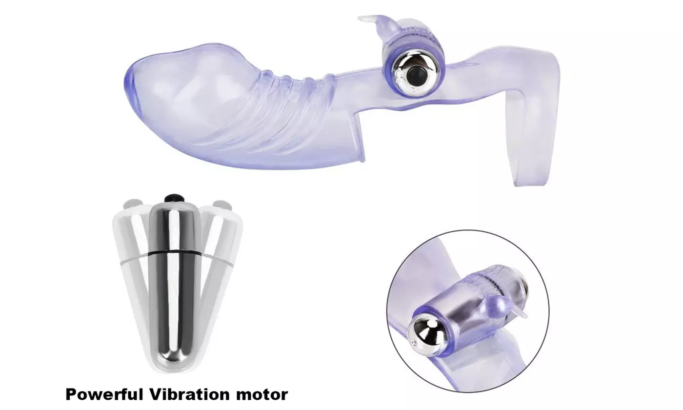 Finger Sleeve Massager Vibrator G-spot GloveLesbian toy 