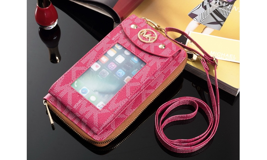 Image 15: Michael Kors Leather Crossbody