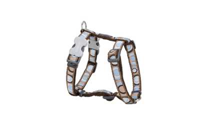 Red Dingo DH-CI-BR-ME Dog Harness Design Circadelic Brown, Medium