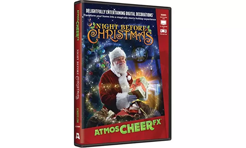 AtmosFX Night Before Christmas Digital Decorations DVD for Christmas Holiday - Second Medium