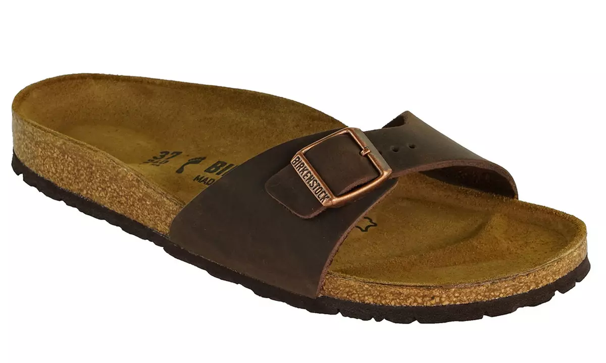 BIRKENSTOCK Madrid Oiled Leather Sandals - Second Medium