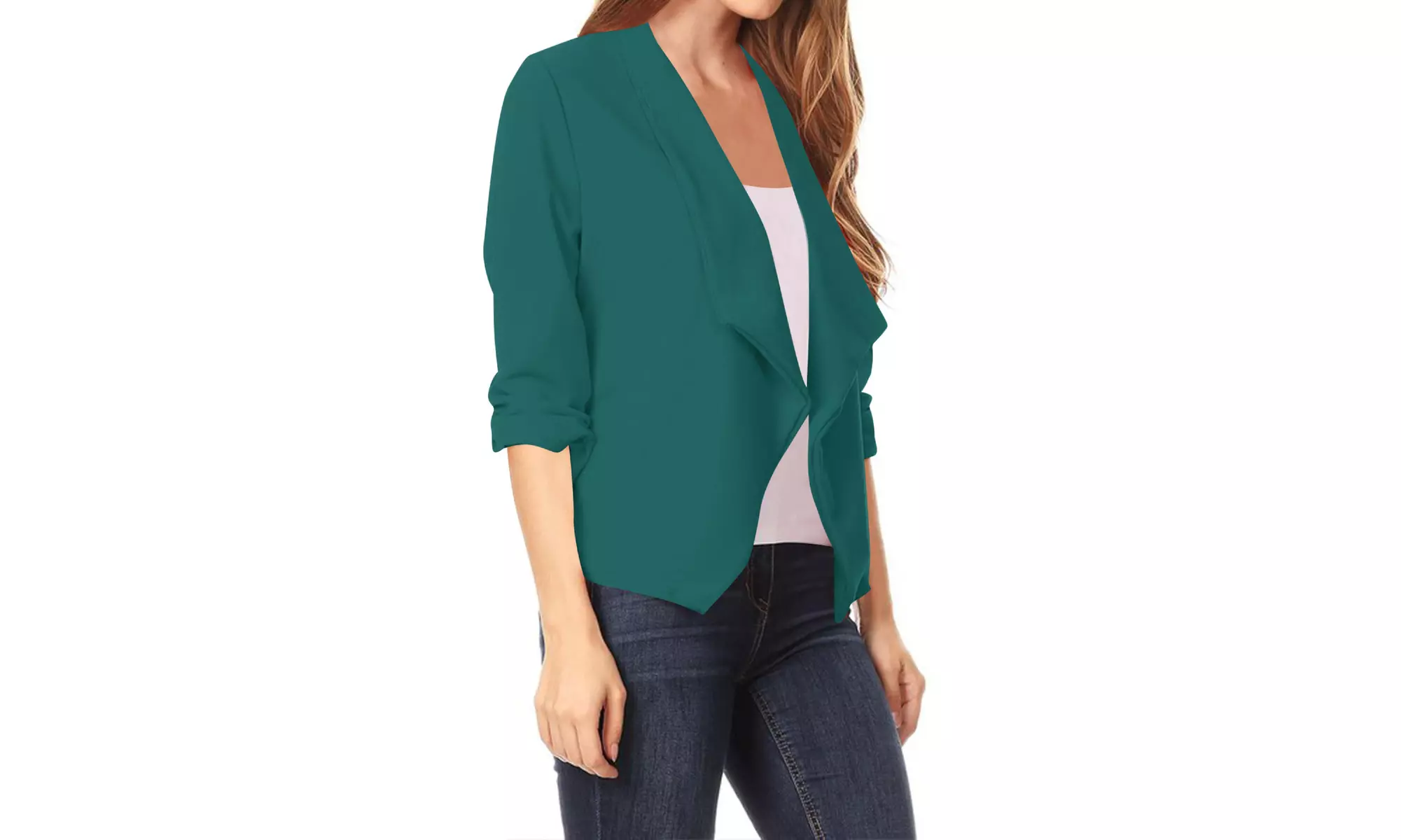 Women's Casual Office Wear Basic Solid Blazer Jacket