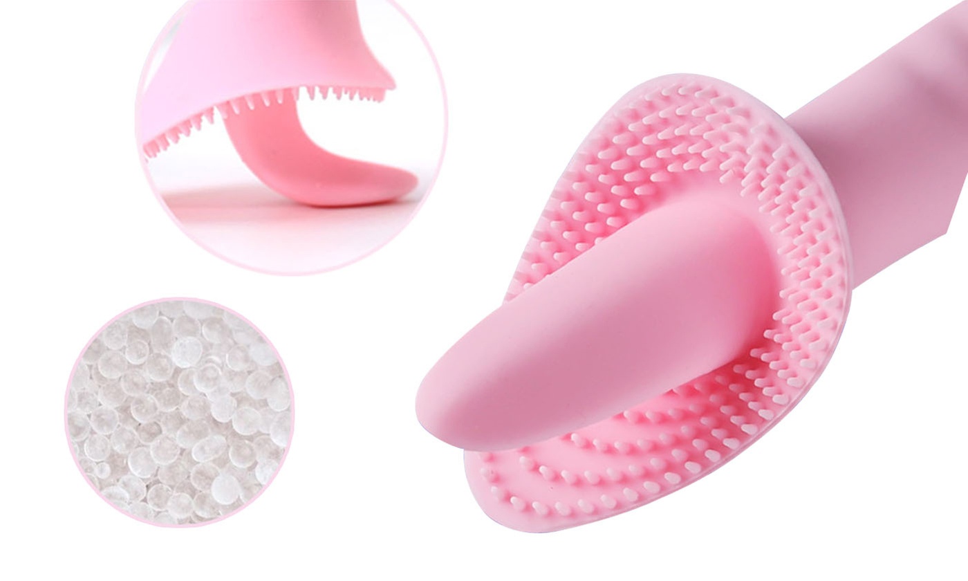 Licking Tongue Vibrator G-Spot Nipple Clitor Stimulator Sexy Toy
