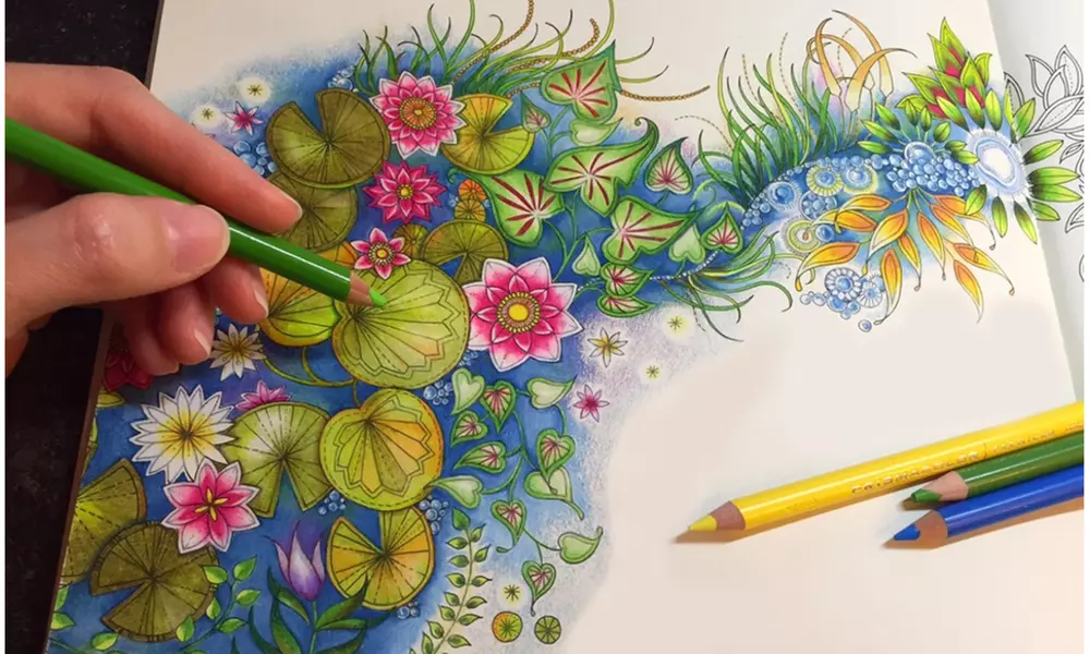 Set of 12 Colors Secret Garden Color Pencils - Primary Image