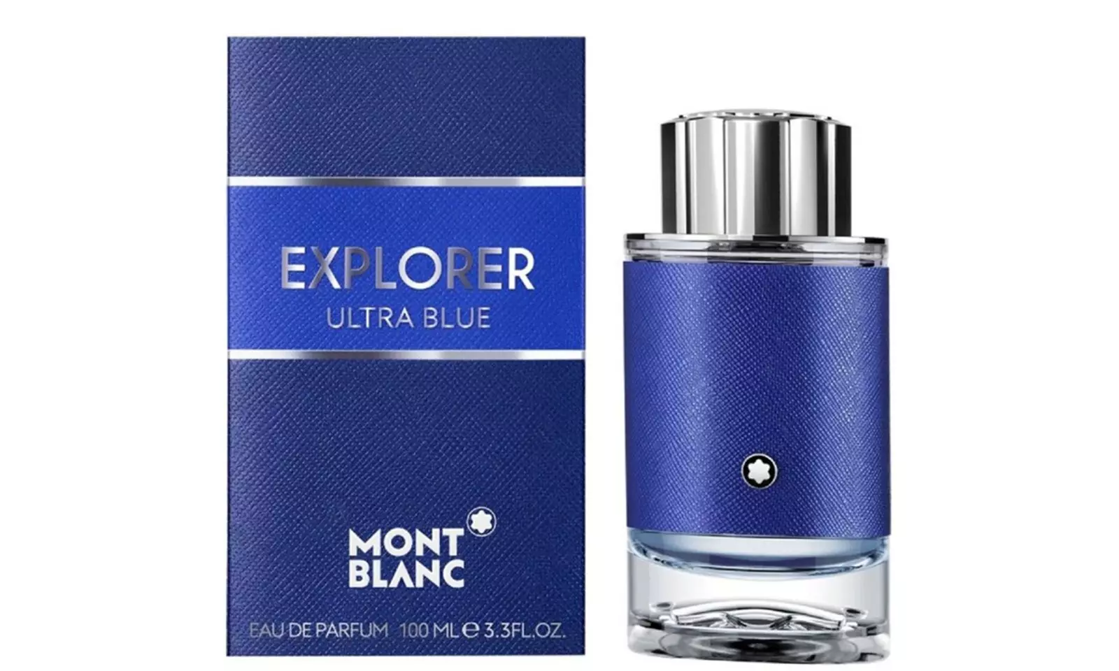 Explorer Ultra Blue by Mont Blanc, 3.3 oz Eau De Parfum Spray for Men