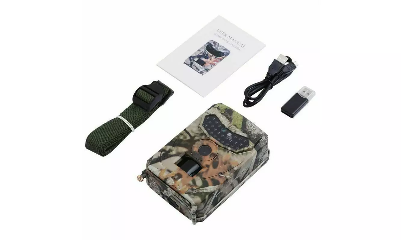 26-LED 1080P 12MP Night Vision Monitoring Trail Camera for Warehouse Hunting - Second Medium