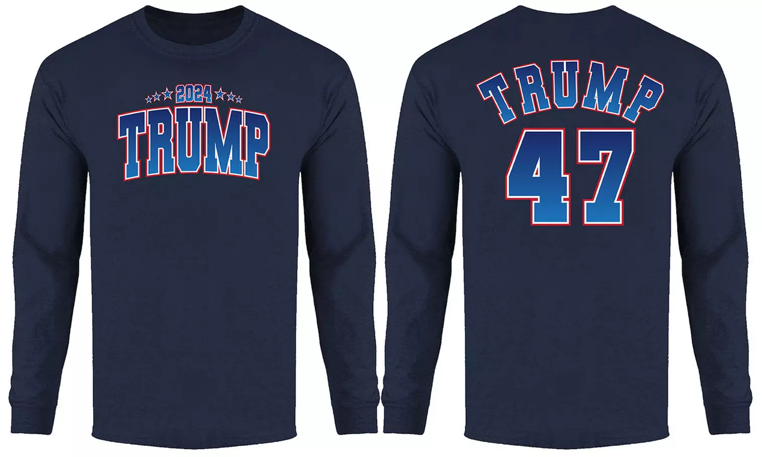 Men Trump Presidential Long Sleeve Shirt (S-2XL)