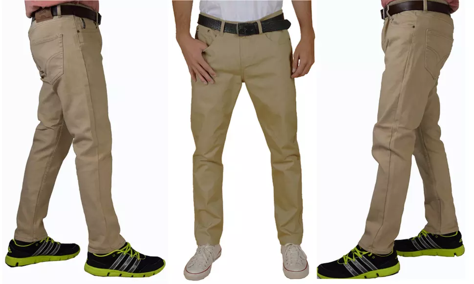 Maxxsel Oscar Jeans Men's 5-Pocket Slim Fit Stretch Jeans (Sizes 28-38) - Primary Image