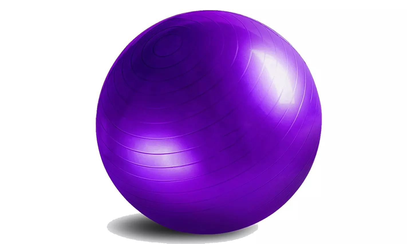 Yoga Ball Anti Burst Pilates Exercise Fitness Gym Non-Slip Stability Balance - Second Medium
