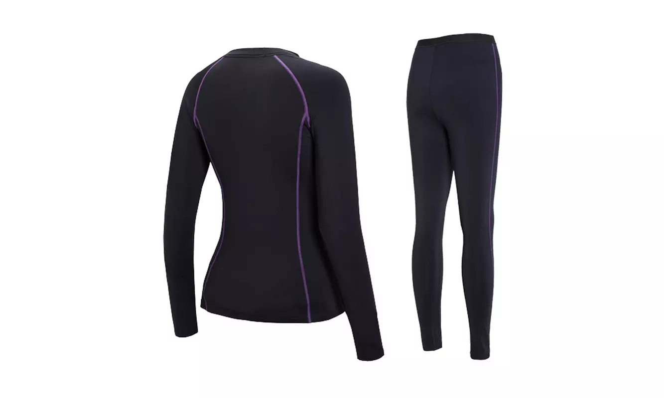 Women Thermal Underwear Set Quick Dry Breathable Thermo Warm Long Johns Outdoor