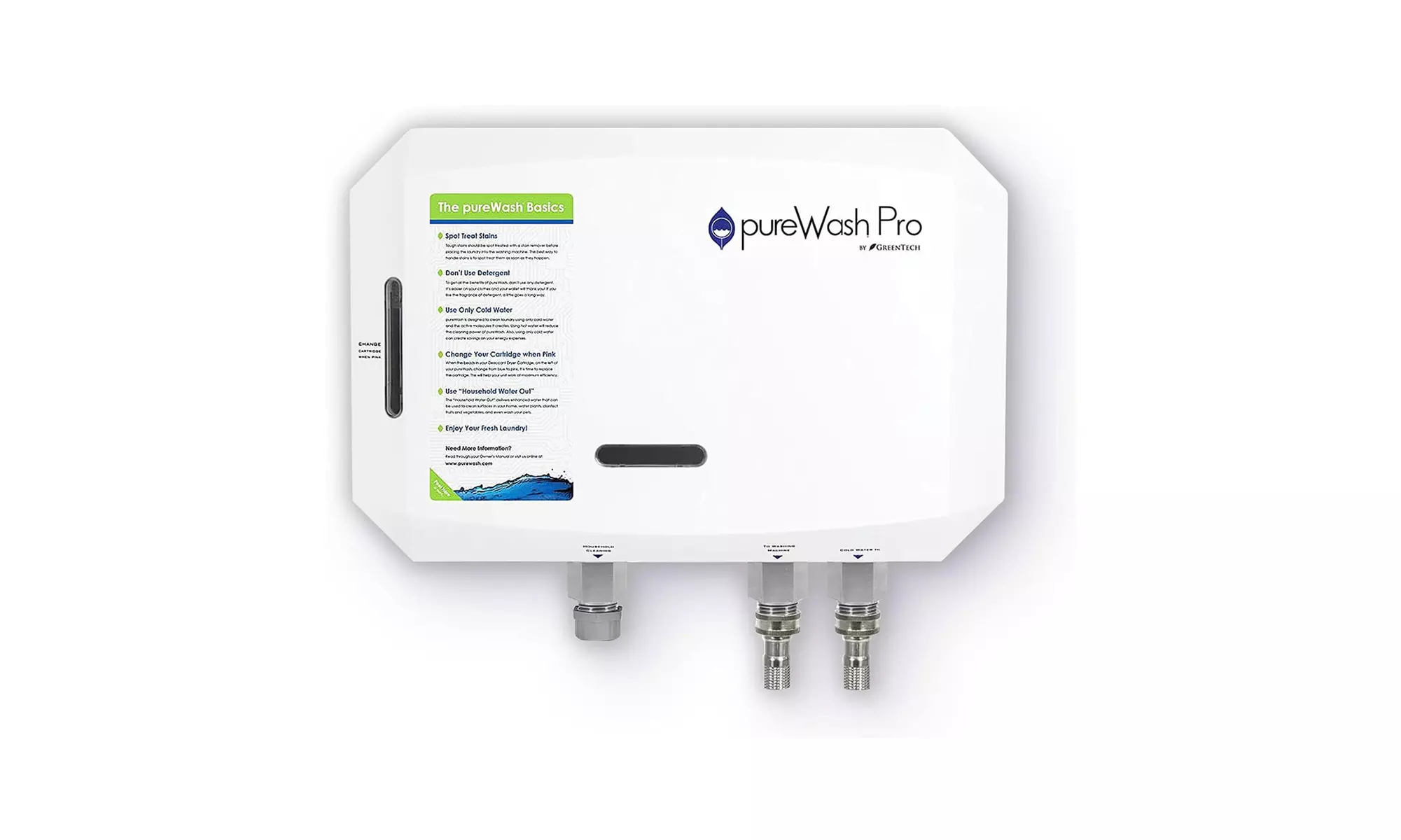 GreenTech Environmental PureWash Pro X2 Detergent-Less Laundry System - Primary Image