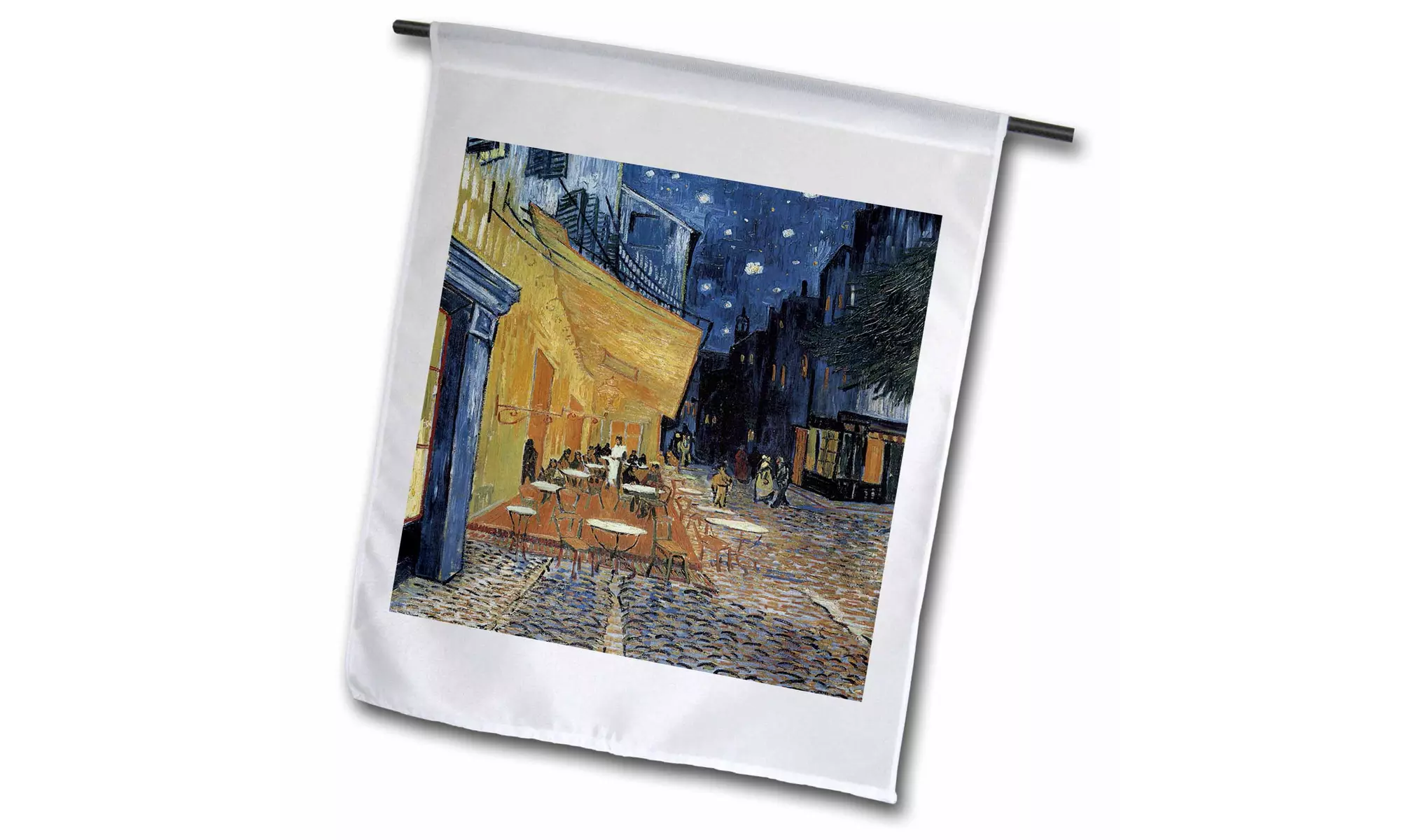  Garden Flag Terrace of a Cafe at Night by Vincent Van Gogh - 12 by 18-inches  - Primary Image