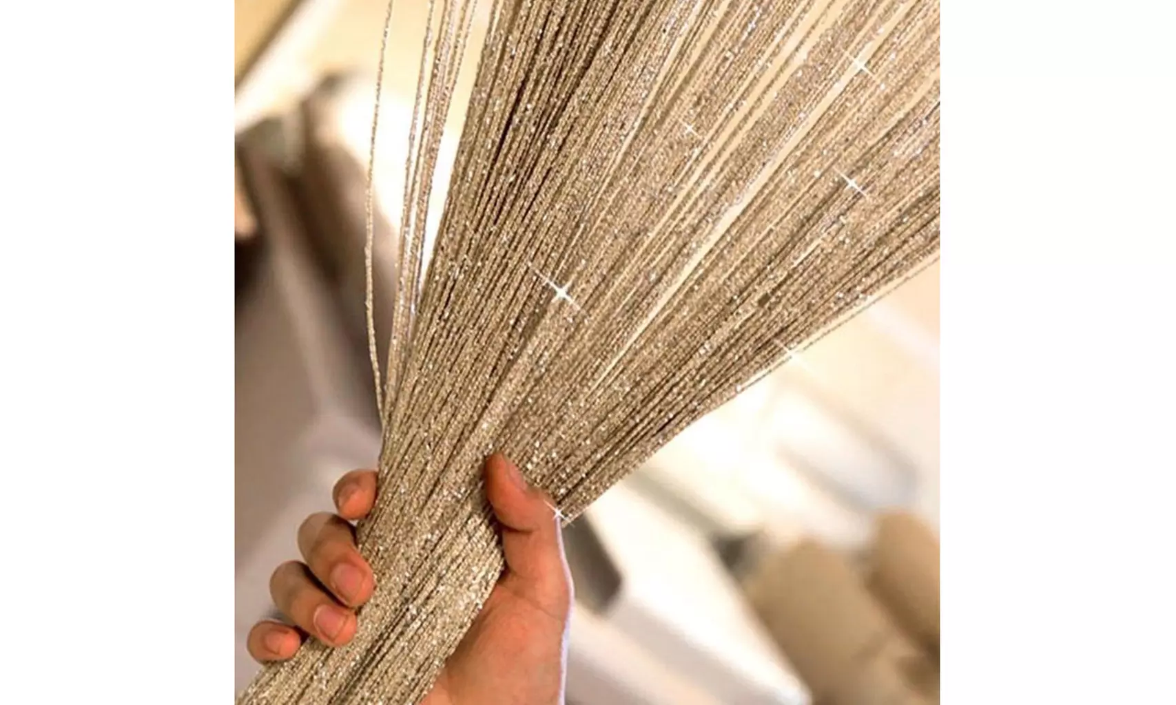 String Door Curtain Window Panel Tassel Fringe Curtains Home Decor 79x 38 inch