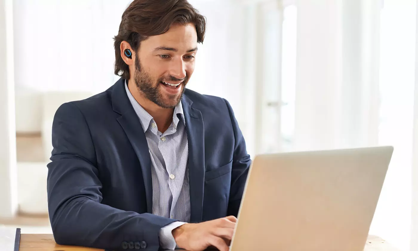iMounTEK Wireless 5.0 In-Ear Earbuds with Magnetic Charging Dock