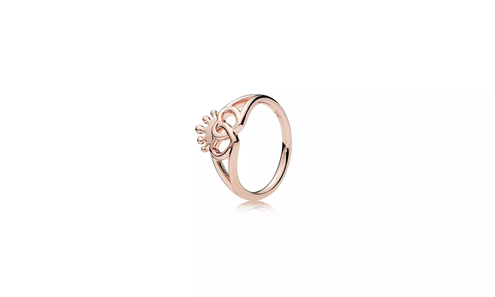 PANDORA United Regal Hearts Ring - 187685-56 - Primary Image
