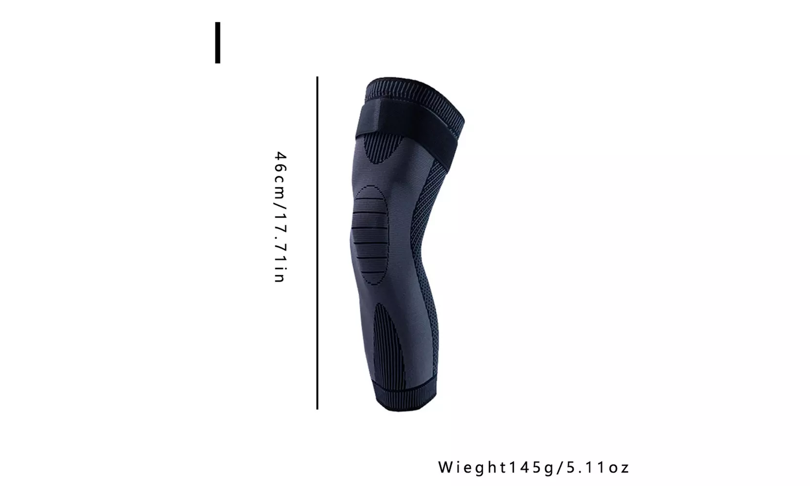 US 1-2 Pcs Full Leg Compression Sleeves Long Knee Braces Support Protector Sport