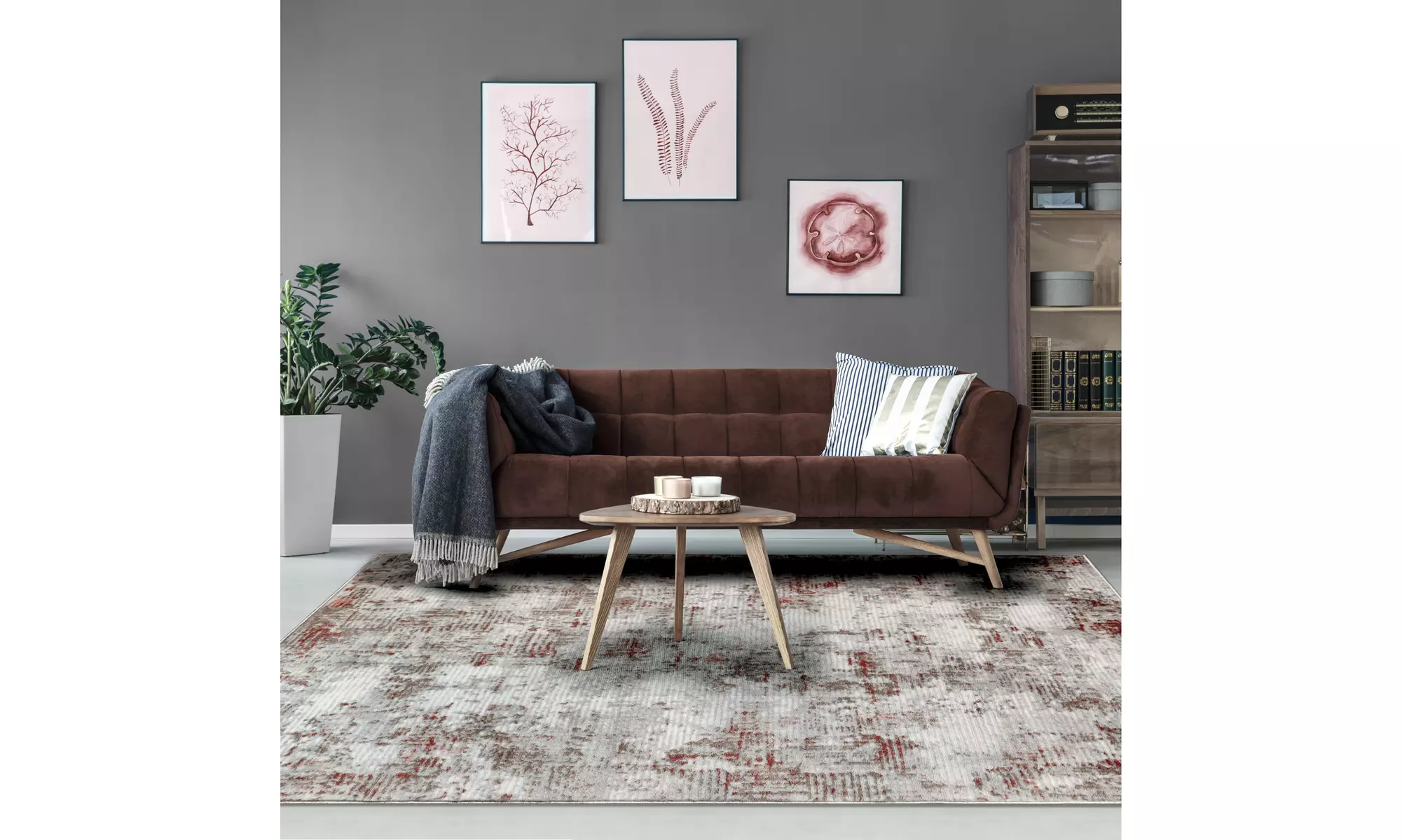 Superior Distressed Abstract Eclectic Modern Indoor Area Rugs Or Runner Rug
