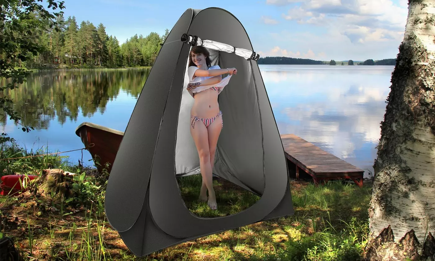 LakeForest Pop-Up Privacy Tent Outdoor Changing Room Portable Shower Stall
