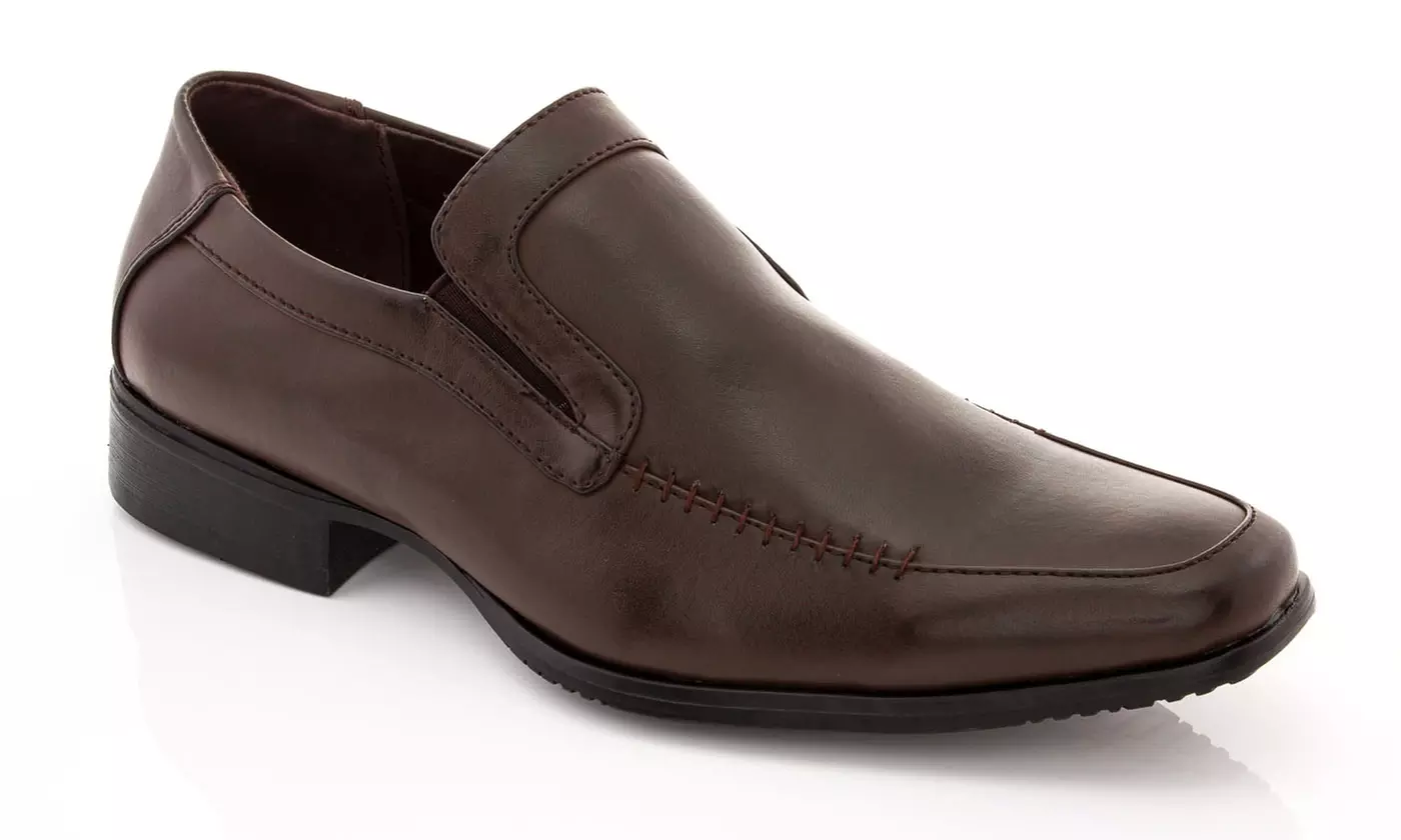 Franco Vanucci Men\'s 11 Brown Loafer Slip On Shoes Franco Vanucci Men main image 3