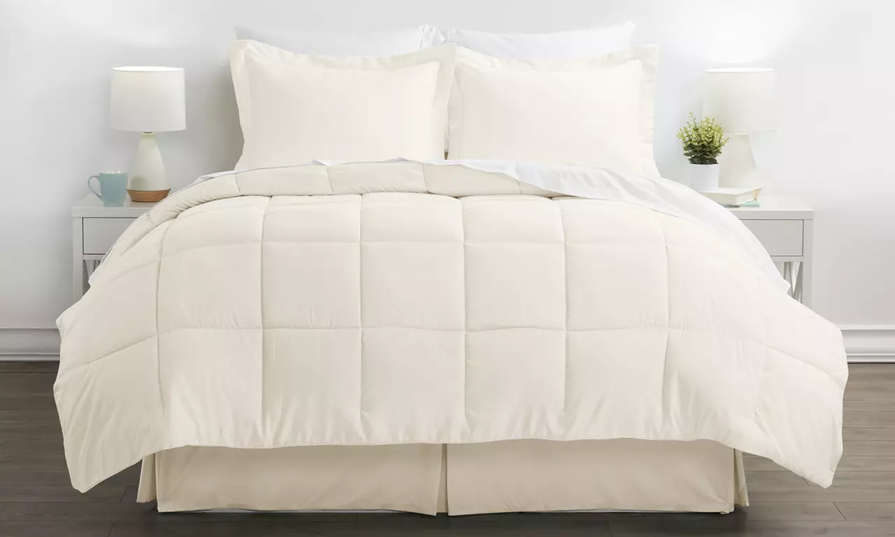 Merit Linens Premium Comforter set (8-Piece)
