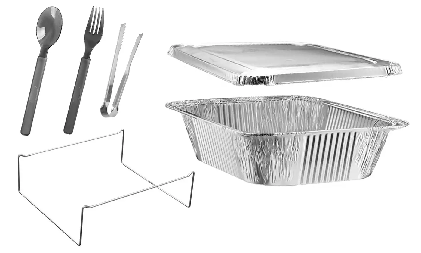 NewHome Disposable Chafing Dishes Buffet Set Food Warmer Buffet Server (36pcs)