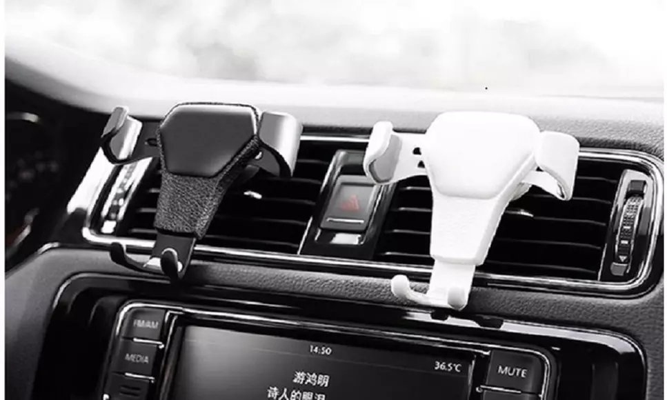 360 Gravity Auto Lock Air Vent Clip Car Phone Mount Holder Cell iPhone Universal - Primary Image