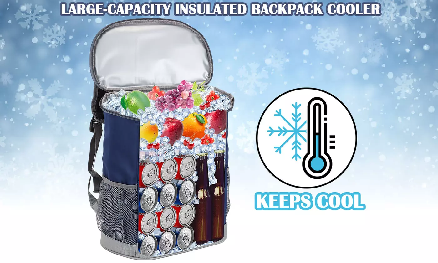 Waterproof Lightweight Leak Proof Insulated Cooler Backpack for Travel Camping