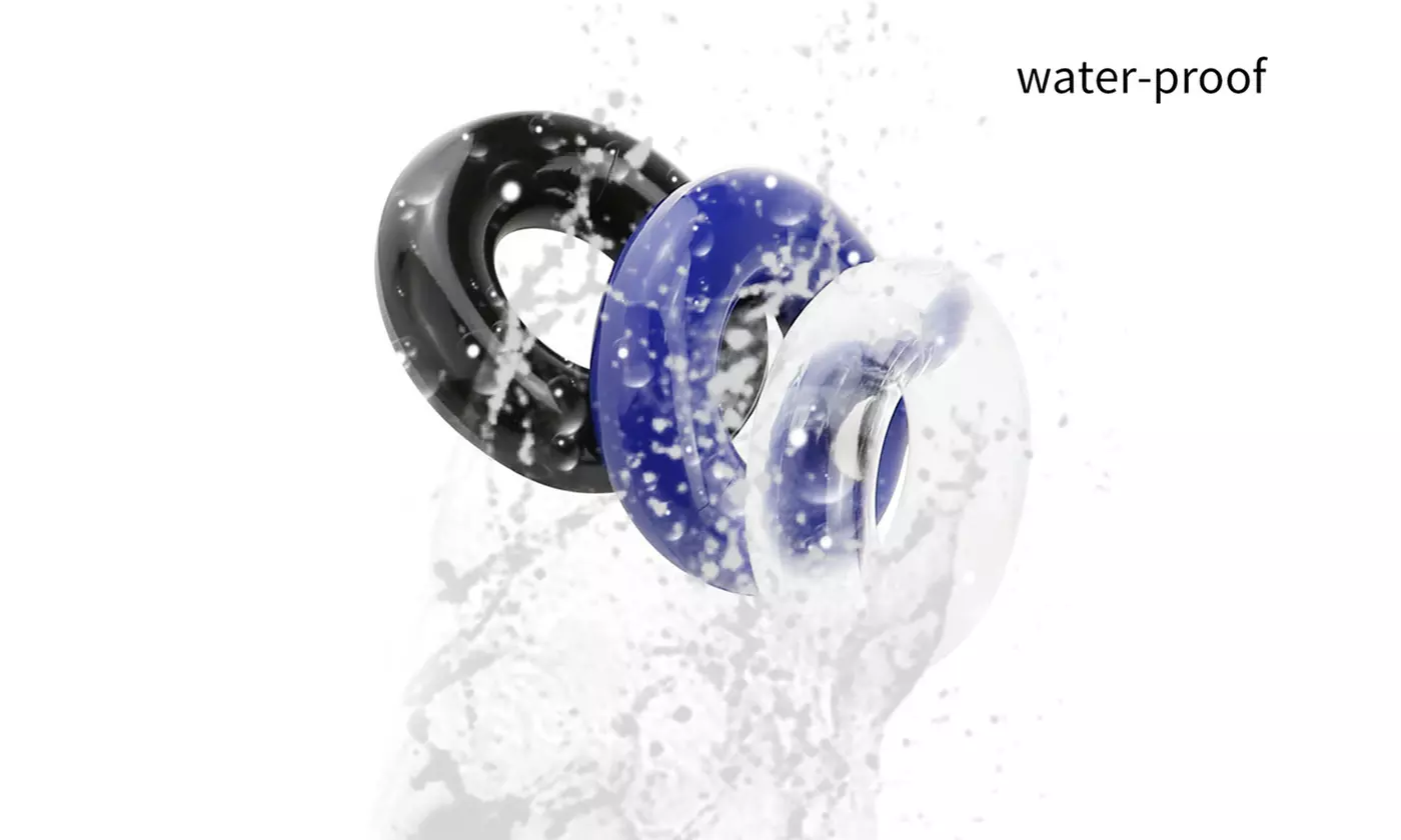 9 PCS Silicone Penis Ring Enhancer Prolong Sex Aid Tool