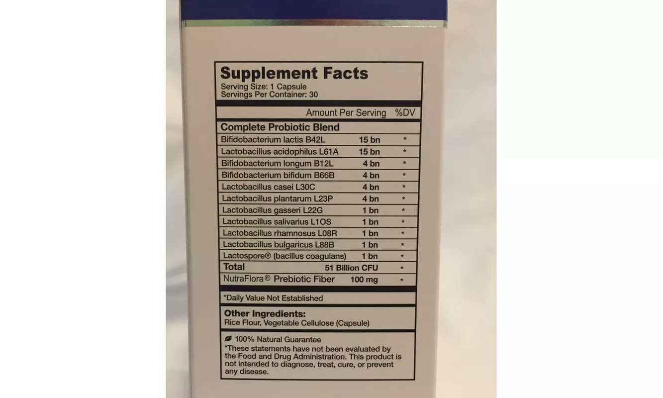 Fresh 1MD Complete Probiotics Platinum - 50 Billion CFU / 11 Strains  - Second Medium
