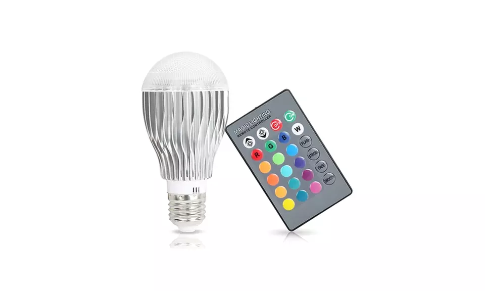 Magic Color Changing LED Light Bulb with Remote Control - Primary Image