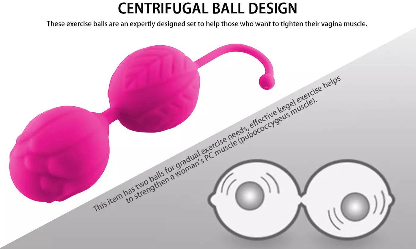Silicone Dual Kegel Balls for Vaginal Tight Weight Kegel Exercise