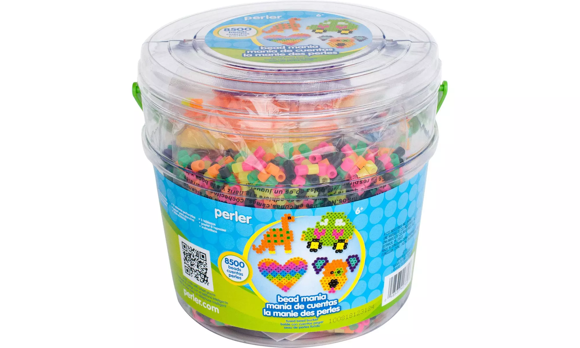 Perler Beads Fuse Bead Activity Bucket for Arts and Crafts - Primary Image