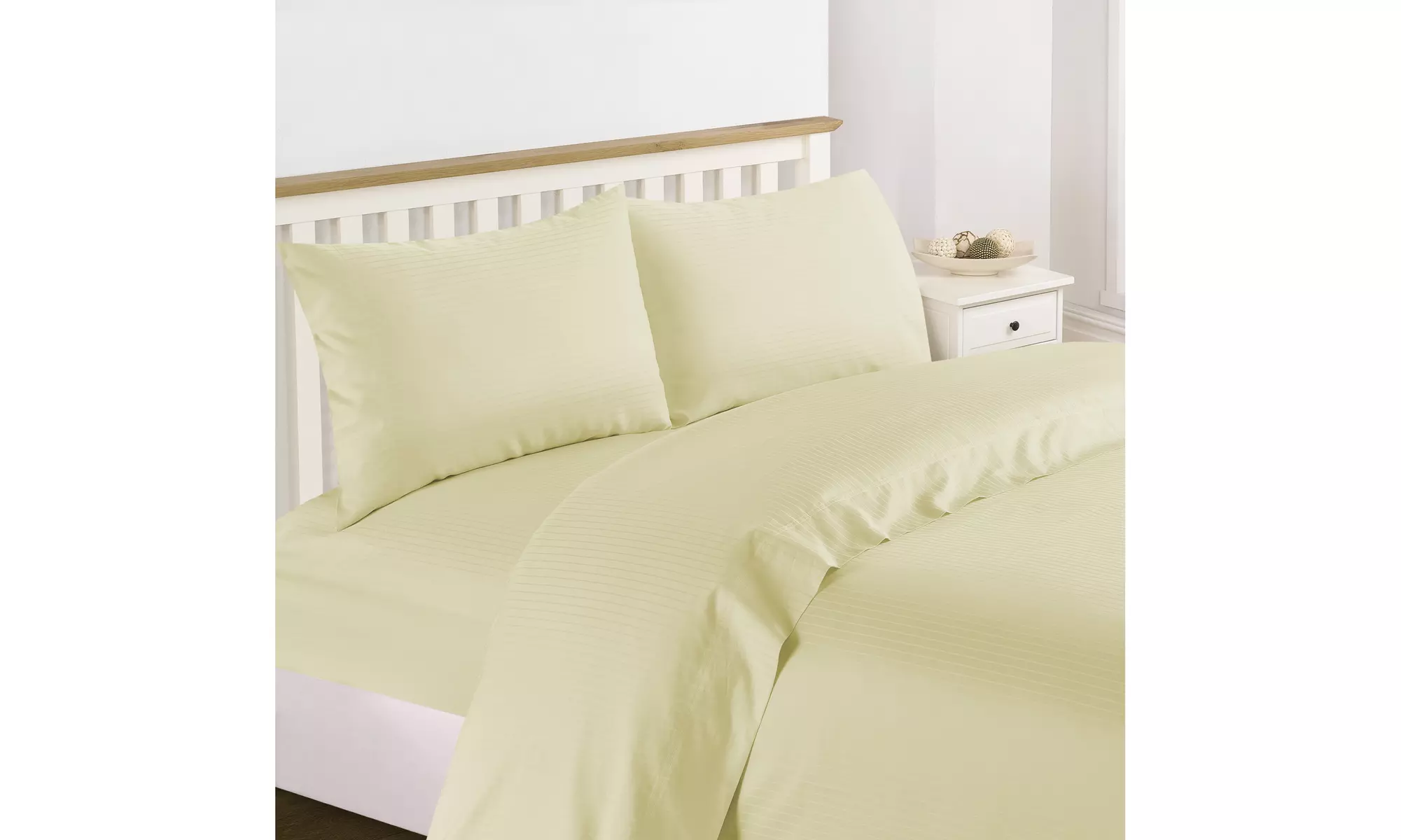 Bedding Collection 1200 Thread Count 100% Cotton Stripe Sheet Set