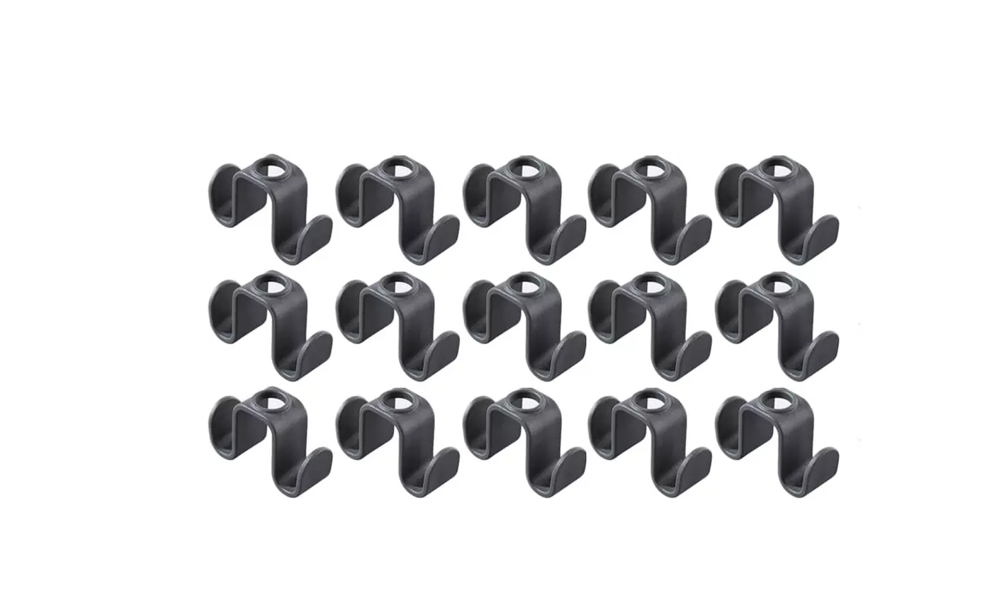 Double-Sided Clothes Hanger Connector Organizer Hooks Extender Clips 