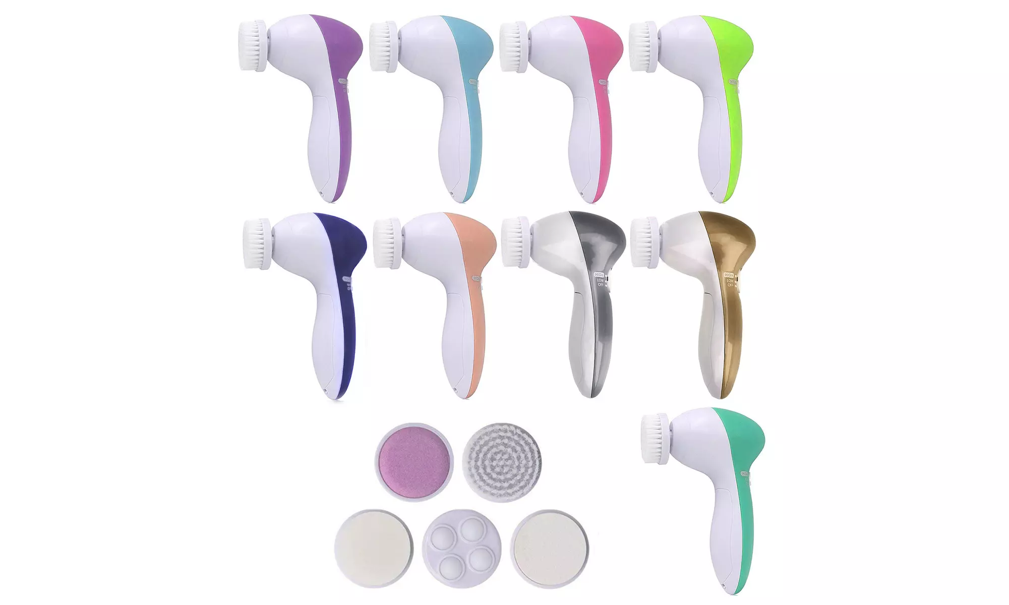 5 in 1 Facial Cleansing and Exfoliating Brush System