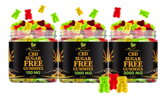 CBD Gummies SUGAR FREE Fruit Flavor 100-300 MG From Greenenergize | Groupon