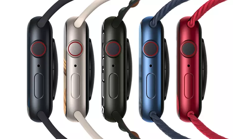 New - Apple Watches Series 7 - GPS (41mm & 45mm) - Primary Image