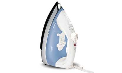 image for Sunbeam Classic Iron 1200 W. White, Blue & Chrome