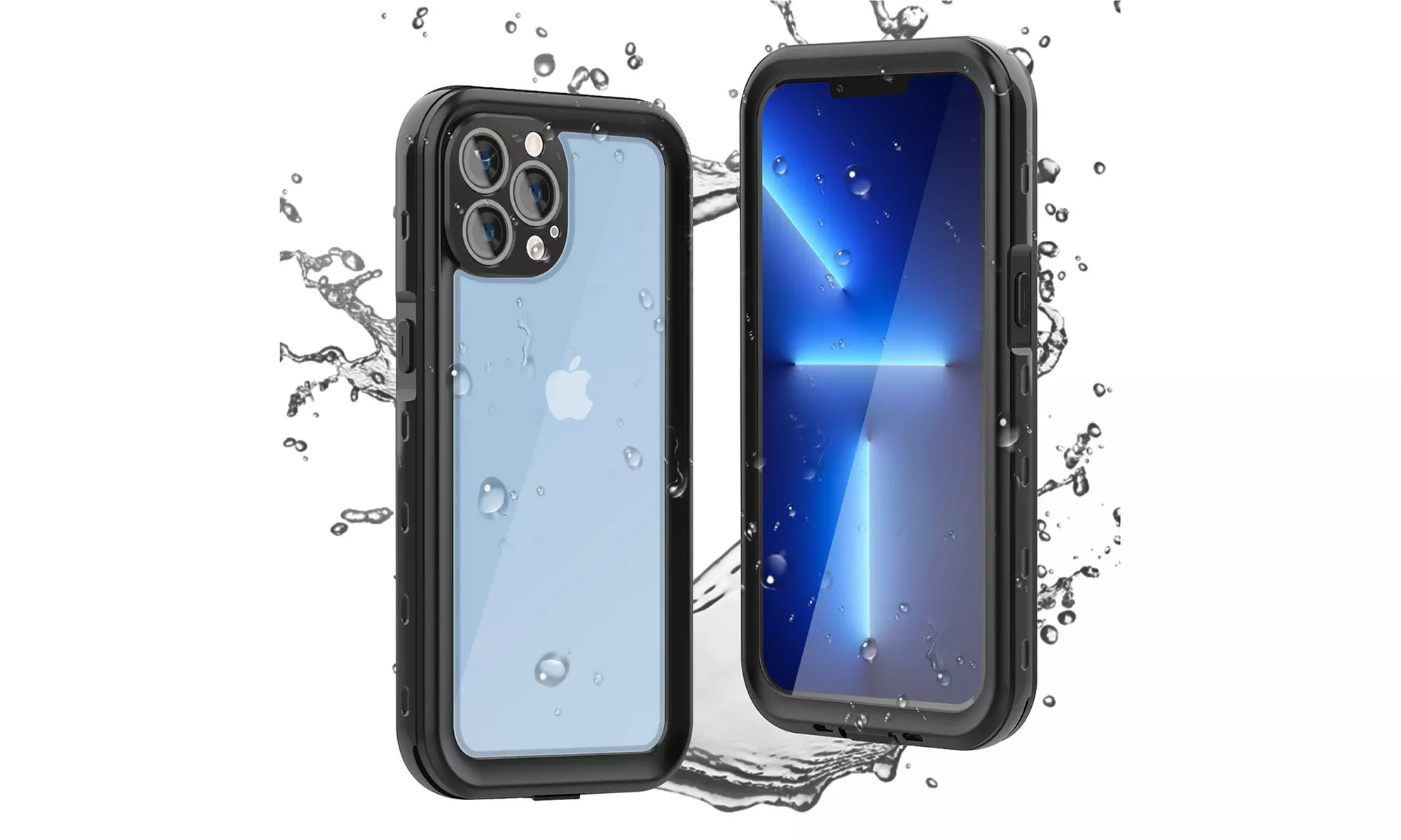 For Apple iPhone 13 Pro Max Waterproof Case Underwater 360 Shockproof Cover - Primary Image