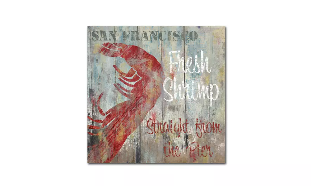 Color Bakery 'Restaurant Seafood I' Canvas Art - Primary Image